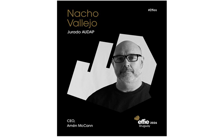 Nacho Vallejo será jurado en Effie Uruguay 2026