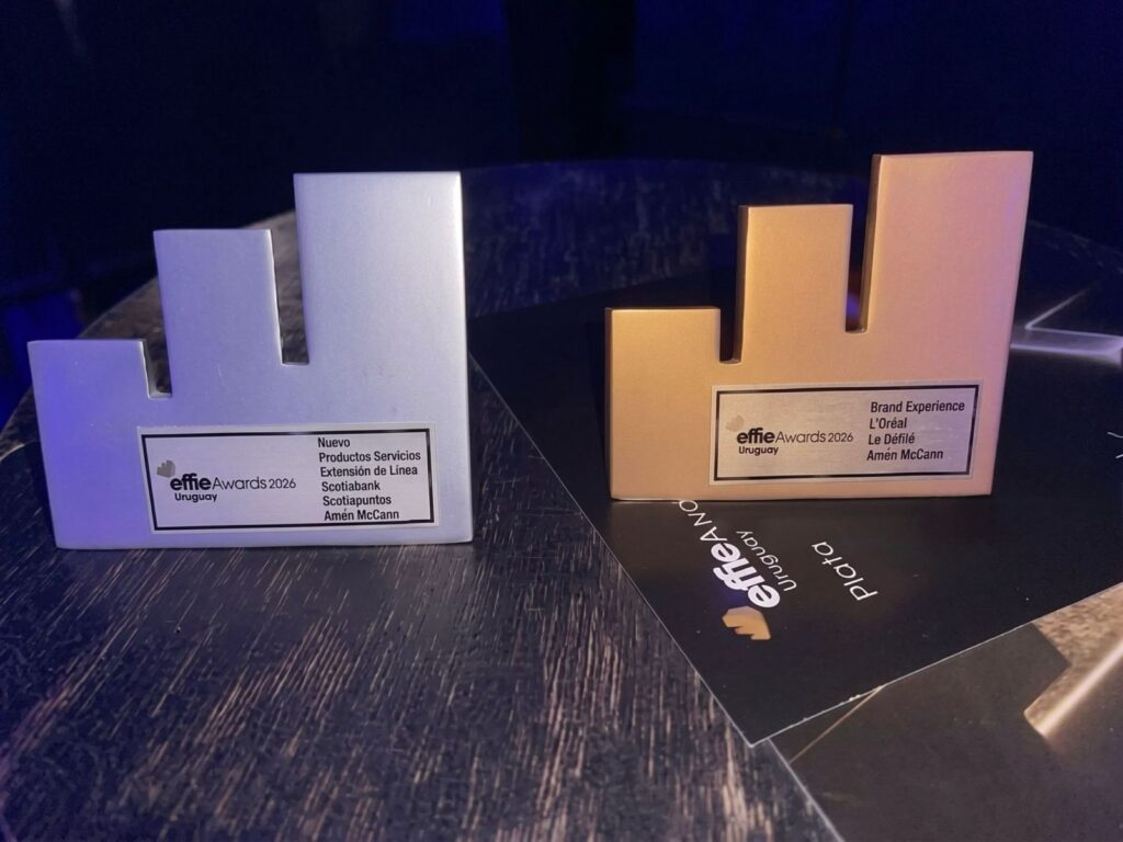 Somos Top 3 en Effie Awards Uruguay 2026